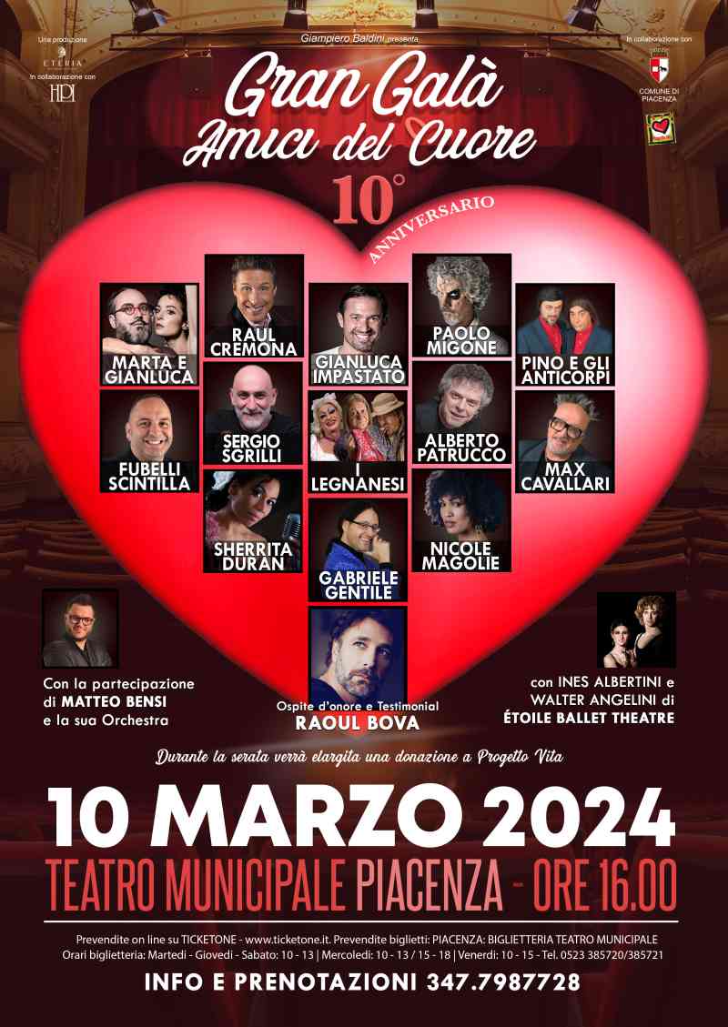 "Gran Galà Amici del Cuore"