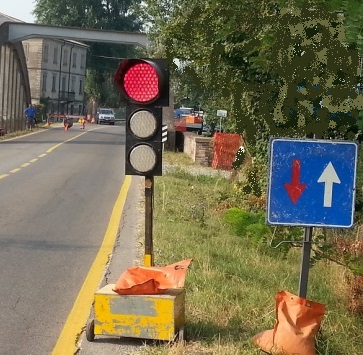 Statale 45 rimozione semafori con sensi unici alternati
