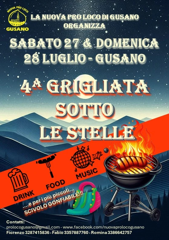 Grigliata sotto le stelle 2024 a Gusano