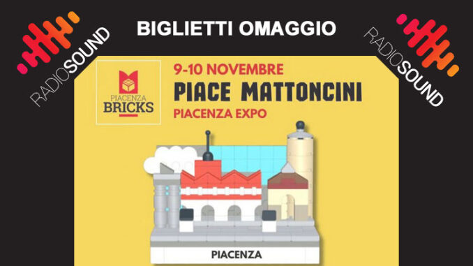 Biglietti omaggio Piace Mattoncini. Il 9 e 10 novembre a Piacenza Expo