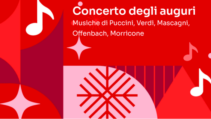 Concerto degli auguri di Natale “La musica che vorresti”