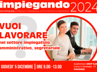 Impiegando 2024, incontro a Piacenza