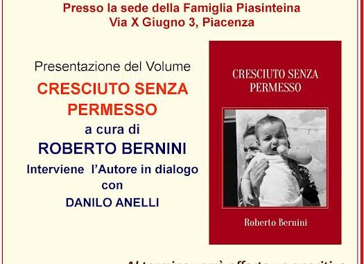 Cresciuto senza permesso, presentazione del libro il 5 dicembre
