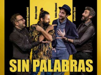 Diego Ingold in scena con Sin Palabras