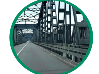 Lavori sul ponte del Po nella bassa piacentina