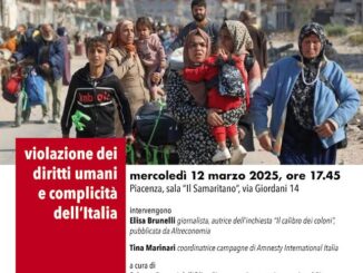 Palestina-Israele, evento di approfondimento il 12 marzo