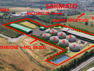 Biometano a Sarmato, richieste modifiche al progetto
