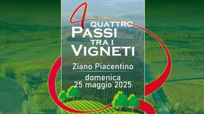 "Quattro passi tra i vigneti" il 25 maggio a Ziano