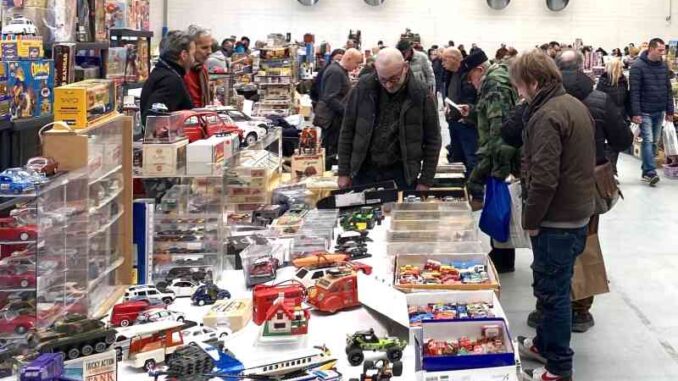 mercato del giocattolo vintage a Piacenza Expo