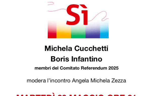 Referendum 8-9 giugno Incontro a Ponte dell'Olio