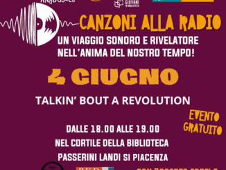 Canzoni alla Radio, "Talkin’ bout a revolution"