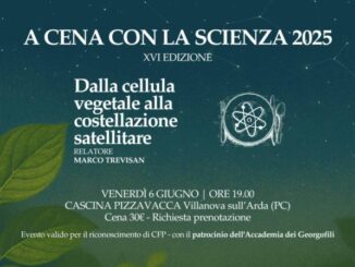 terzo incontro a cena con la scienza
