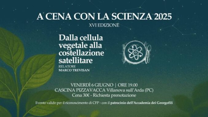terzo incontro a cena con la scienza