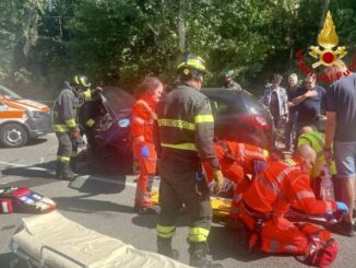 Case Trebbia, incidente sulla Statale 45. Automobilista trasportato in eliambulanza a Parma in gravi condizioni