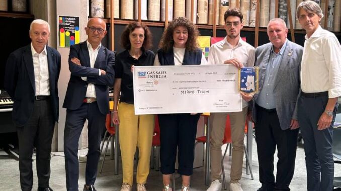 Rotary Club Fiorenzuola d’Arda, assegnata borsa di studio