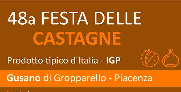 Festa delle Castagne IGP 2025 a Gusano di Gropparello