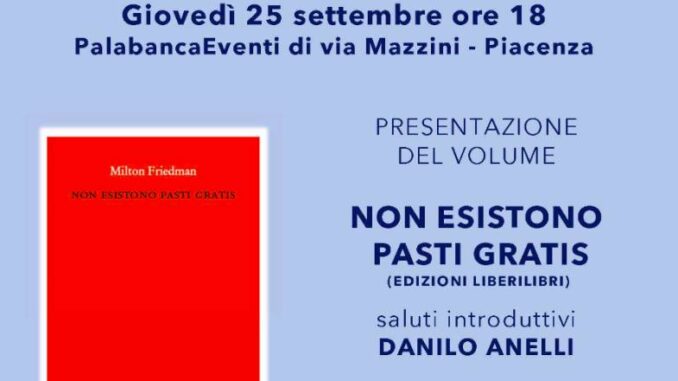 Presentazione del volume "Non esistono pasti gratis"