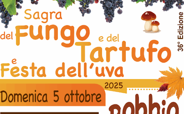 Sagra del Fungo, Tartufo e Festa dell’Uva a Bobbio il 5 ottobre