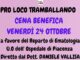 Cena benefica con Tramballando il 24 Ottobre