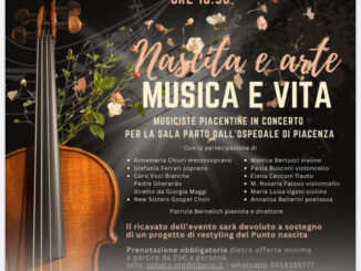 concerto benefico sala parto ospedale di Piacenza