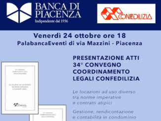 Presentazione degli Atti del 34° Convegno del Coordinamento legali Confedilizia
