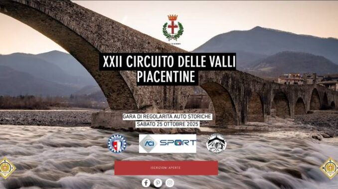 XXII edizione del Circuito delle Valli Piacentine