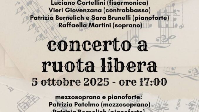Weekend musicale alla Galleria Rosso Tiziano il 4 e 5 ottobre