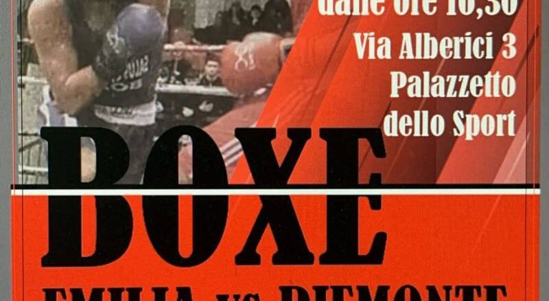 Emilia contro Piemonte, riunione con la Salus et Virtus Boxe il 26 ottobre