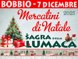 A Bobbio i Mercatini di Natale domenica 7 dicembre