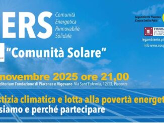 Lotta alla povertà energetica: Legambiente Piacenza