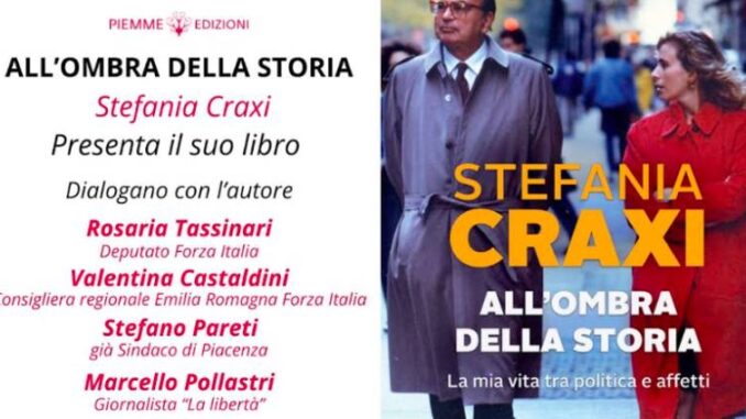 Stefania Craxi presenta il suo libro “All’ombra della storia”