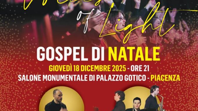Concerto Gospel di Natale con gli Amici della Lirica il 18 dicembre
