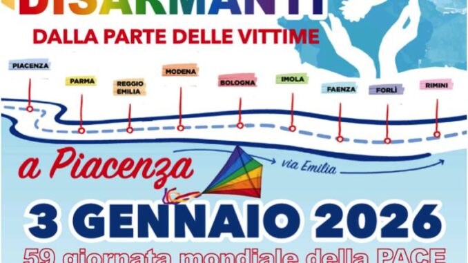 “Camminata per la Pace”, il 3 gennaio a Piacenza