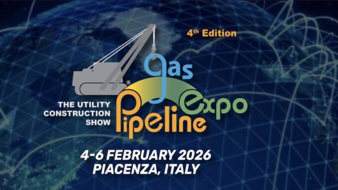 Dal 4 al 6 Febbraio 2026 torna il PGE-Pipeline & Gas Expo