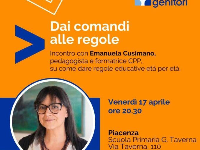 Dai comandi alle regole Scuola Genitori di Piacenza