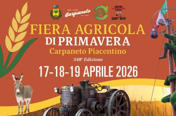 Fiera Agricola di Primavera 2026 a Carpaneto