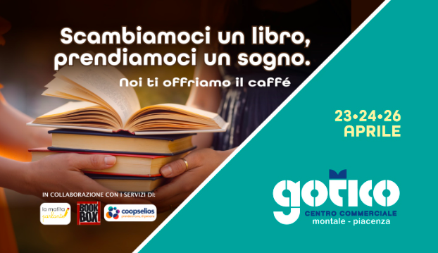 Centro Commerciale Gotico la nuova edizione del Book Swap