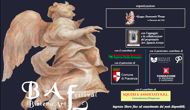 Il 3 maggio 2026 al via il BAF - Bibiena Art Festival,