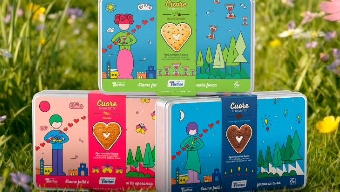 cuori di biscotto Telethon a Piacenza fino al 17 maggio 2026