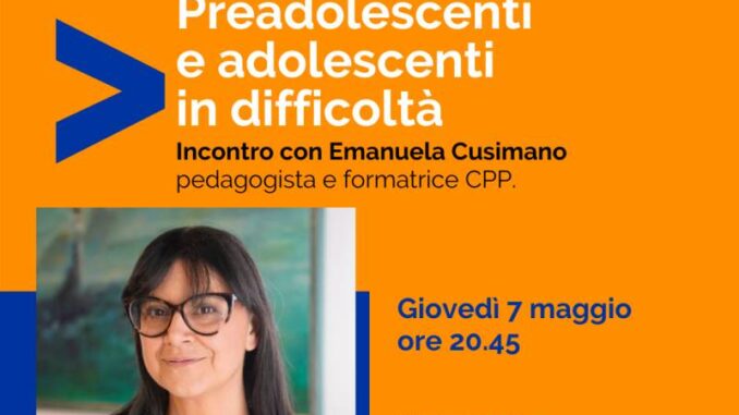 Adolescenti in difficoltà, incontro a Borgonovo