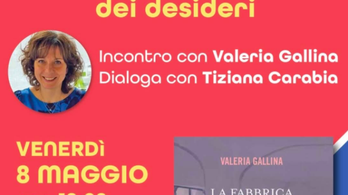 Valeria Gallina l'8 maggio al Centro Gotico