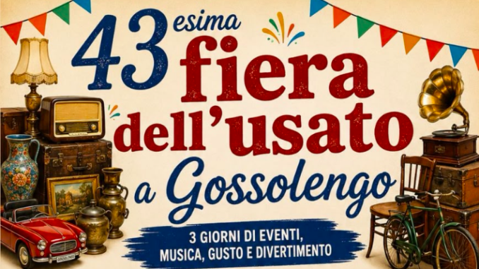 Fiera Dell'Usato 2026 a Gossolengo