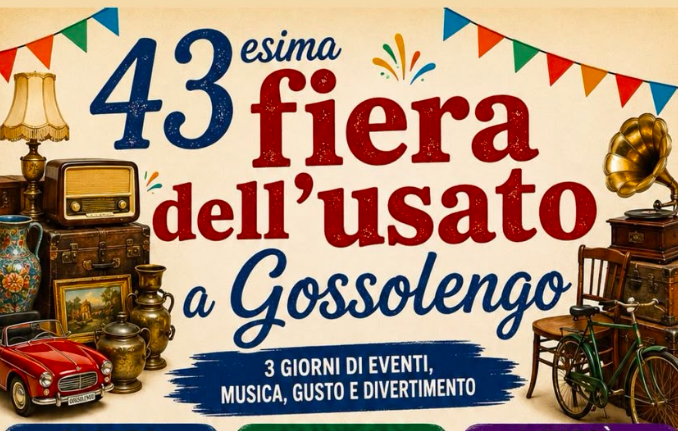 Fiera Dell'Usato 2026 a Gossolengo