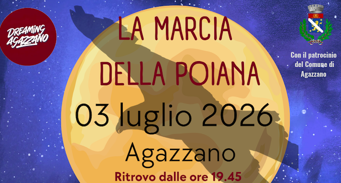 Marcia della Poiana di Agazzano il 3 luglio 2026