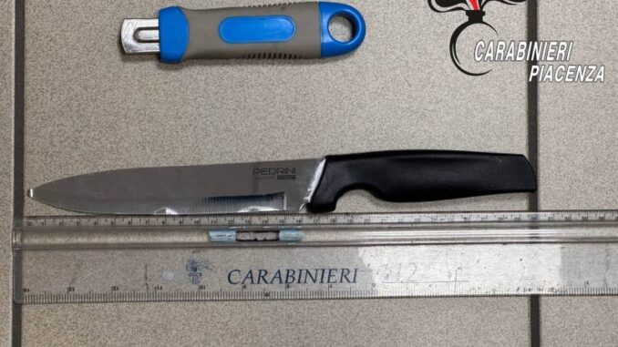 Arrestato a Castel San Giovanni dopo aver tentato di accoltellare l'ex
