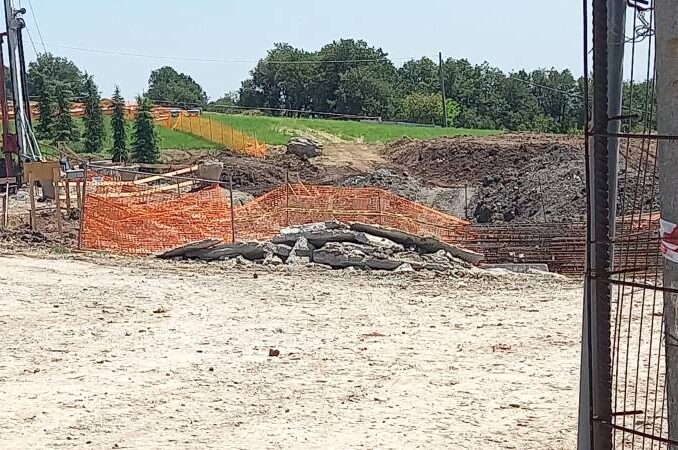 Costruzione della villa a Costa Chiappona