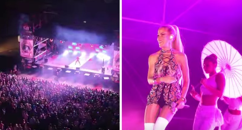 Baby K infiamma il Radio Sound Party all'Arena Daturi