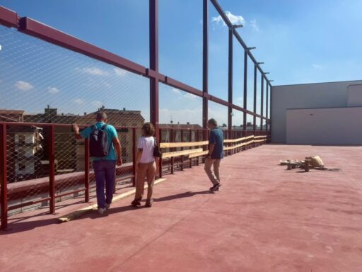 Ex Manifattura Tabacchi, sopralluogo nel cantiere della nuova scuola: "Proseguono le ultime attività in vista del nuovo anno scolastico"