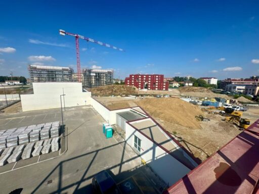 Ex Manifattura Tabacchi, sopralluogo nel cantiere della nuova scuola: "Proseguono le ultime attività in vista del nuovo anno scolastico"
