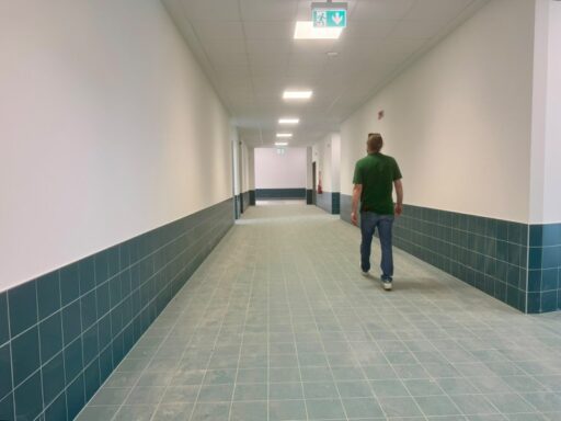 Ex Manifattura Tabacchi, sopralluogo nel cantiere della nuova scuola: "Proseguono le ultime attività in vista del nuovo anno scolastico"